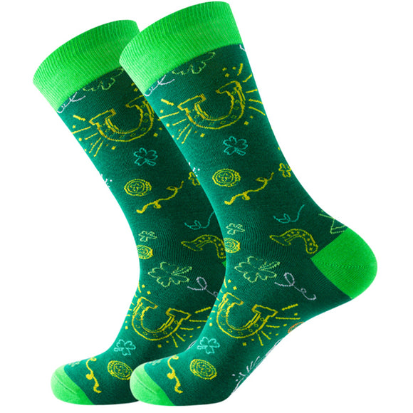 Chirstmas Pattern Cozy Socks (One Size) 聖誕圖案舒適襪子 (均碼) HS202036