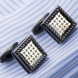 British Style Woven Cufflinks 英倫風編織紋袖扣