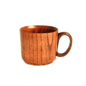 Jujube Wood Coffee Mug and Coffee Plate 棗木咖啡杯和咖啡碟