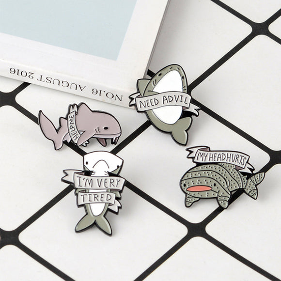 Dolphin Enamel Pins 海豚徽章 / 別針 / 胸針