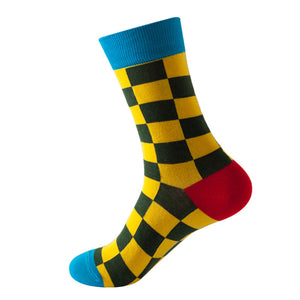 Checkered pattern Cozy Socks (One Size) 方格圖案舒適襪子 (均碼)
