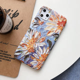 Flower Painting iPhone 12 Case 花卉油畫 iPhone 12 保護套 (MCL2340)