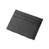 Black Grained Leather Card Holder 黑色真牛皮信用卡套 (CH19006)