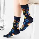 Coral Pattern Cozy Socks (One Size) 珊瑚圖案舒適襪子 (均碼) HS202061