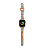 Houndstooth Genuine Leather Apple Watch Band (for small wrist) 千鳥格紋真皮Apple 錶帶 (適合小手腕)