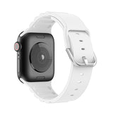 White Silicone Apple Watch Band 白色矽膠 Apple 錶帶