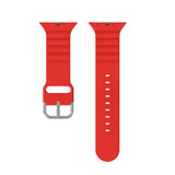 Red Silicone Apple Watch Band 紅色矽膠 Apple 錶帶