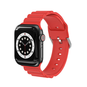 Red Silicone Apple Watch Band 紅色矽膠 Apple 錶帶
