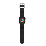 Black Silicone Apple Watch Band 黑色矽膠 Apple 錶帶