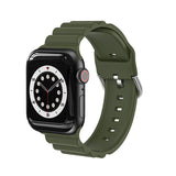 Dark Green Silicone Apple Watch Band 墨綠矽膠 Apple 錶帶