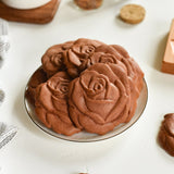 Wooden Rose Flower Cookie Cutter Baking Mold 木製玫瑰花朵曲奇烘焙模具