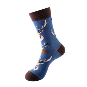 Deer Pattern Cozy Socks (One Size) 鹿圖案舒適襪子 (均碼) (HS202006)