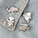 Dolphin Enamel Pins 海豚徽章 / 別針 / 胸針