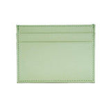 Green Grained Leather Card Holder 綠色真牛皮信用卡套 CH19006d