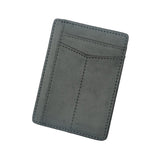 Black Grained Leather RFID Card Holder 黑色真牛皮RFID安全防盜信用卡套 CH19007