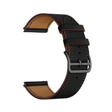 Black Genuine Leather Apple Watch Band with Black Buckle 黑色真皮Apple 黑扣錶帶 (KCWATCH1076)