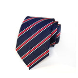 Blue Tie, Pocket Square, Cufflinks, Tie Clip 4 Pieces Gift Set 藍色領帶口袋巾袖扣領帶夾4件套裝 (KCBT2078)