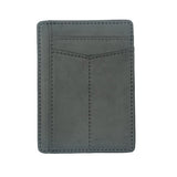 Black Grained Leather RFID Card Holder 黑色真牛皮RFID安全防盜信用卡套 CH19007