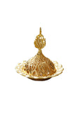 Hollow Golden Tower Metal Incense Burner 金色鏤空金塔香爐