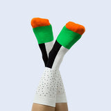 Set of 3/4/5 Pairs Sushi Pattern Cozy Socks (One Size) 3/4/5 件套壽司圖案舒適襪子 (均碼)