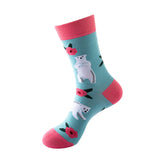 Set of 6 Pairs Animal Pattern Cozy Socks (One Size) (HS202006-HS202011)