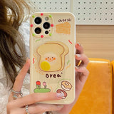 Runny Egg / Flowy Cheese Toast iPhone 13 Case 流心雞蛋 / 流心奶酪吐司 iPhone 13 手機殼