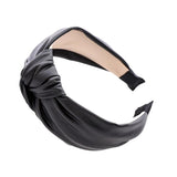 Faux Leather Knotted Headband 人造皮打結頭箍