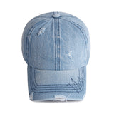 Light Blue Denim Baseball Cap 淺藍色牛仔布棒球帽  (KCHT2096)