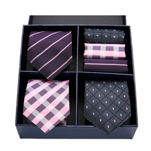 Tie, Pocket Square 6 Pieces Gift Set 領帶口袋巾6件套裝 KCBT2097