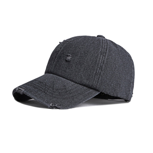 Black Denim Baseball Cap 黑色牛仔布棒球帽  (KCHT2097)