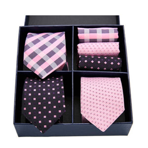 Tie, Pocket Square 6 Pieces Gift Set 領帶口袋巾6件套裝 KCBT2098