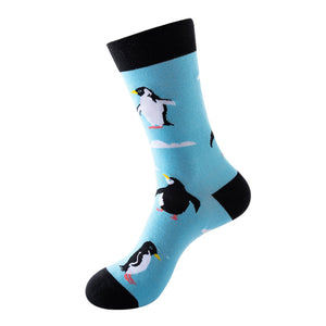 Penguin Pattern Cozy Socks (One Size) 企鵝圖案舒適襪子 (均碼) (HS202009)