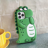 Cute Crocodile iPhone 13, 12 Pro / 12 Case 可愛鱷魚 iPhone 13, 12 Pro / 12 手機殼 (MCL2494)