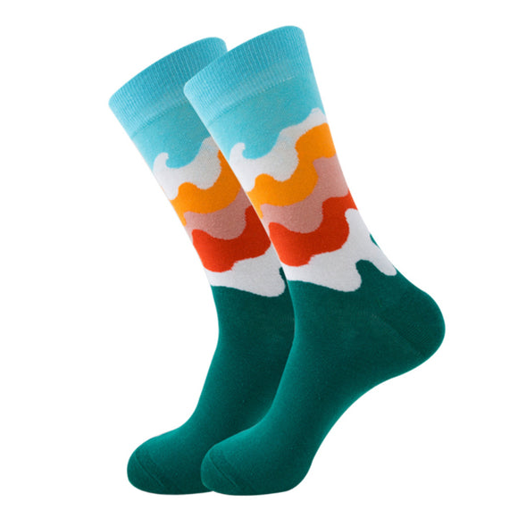 Beach Stripes Cozy Socks (EU38-EU45 沙灘條紋舒適襪子 (歐碼38-歐碼45)