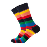Colorful Stripes Cozy Socks (EU38-EU45 七彩條紋舒適襪子 (歐碼38-歐碼45)