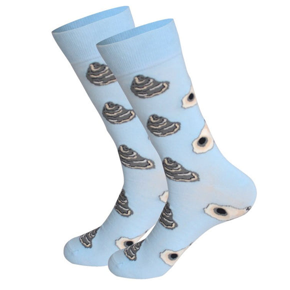 Oyster Pattern Cozy Socks (One Size)  生蠔圖案舒適襪子  (均碼)