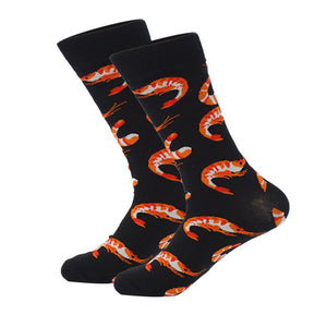 Shrimp Pattern Cozy Socks (One Size) 小蝦圖案舒適襪子 (均碼)