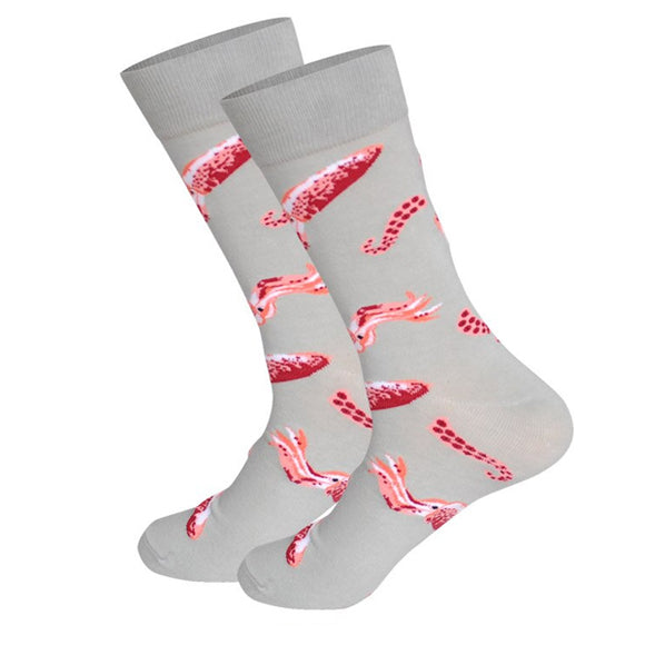 Squid Pattern Cozy Socks (One Size) 烏賊圖案舒適襪子 (均碼)