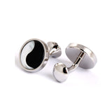 Black and White Tai Chi Cufflinks 太極袖扣