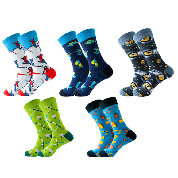 Set of 5 Pairs Cozy Socks (One Size) 5對一套舒適襪子 (均碼)